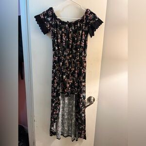 Floral Off-Shoulder Maxi Dress/Romper